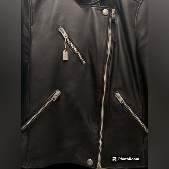 Coach 100% Leather Jacket for Women - Picture 6 of 16